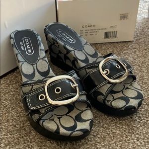 Coach Greta Wedge Sandal